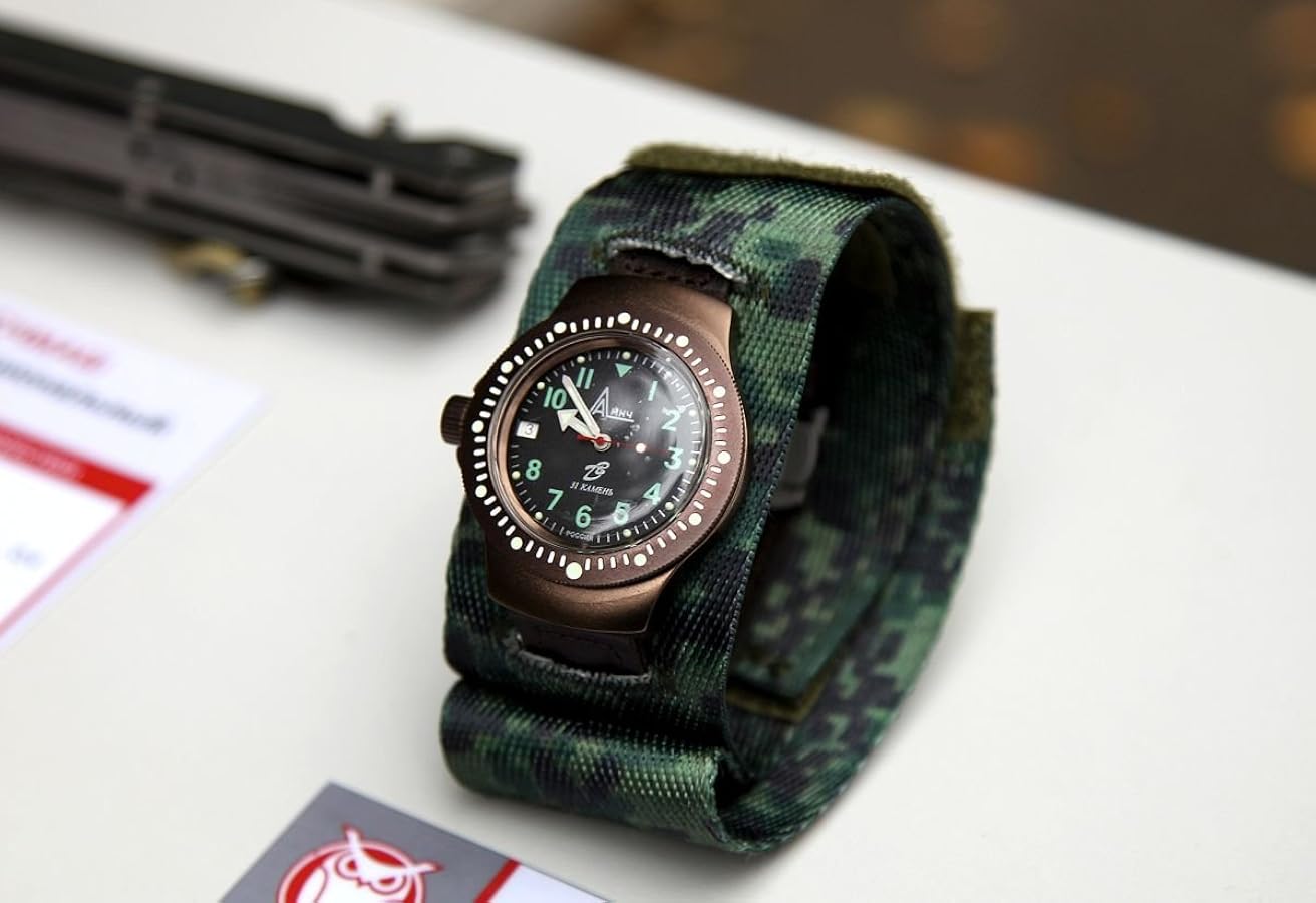 Amazon | ロシア軍 軍の腕時計6E4-1 実物! レア品! FSB OMOH SOBR